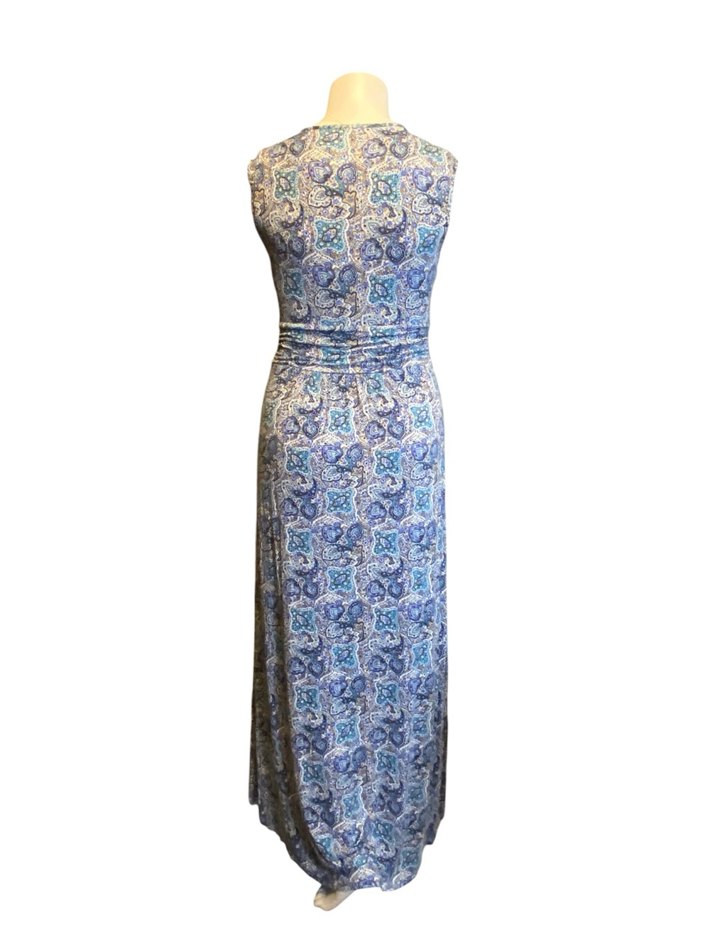 Garnet Hill by Eileen Fisher Long Sleeveless Maxi Summer Dress Women’s size M - Picture 4 of 14